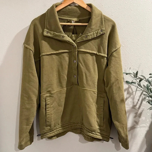 Free People Tops - Free People Movement XS Tobacco Stash It Sweat  Pullover Sweatshirt Relaxed NWOT